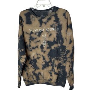Basquiat Vintage Tie Dye Long Sleeve Crew Neck Sweatshirt. Size Medium.